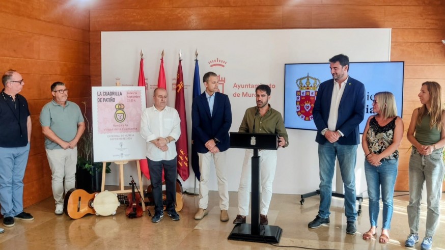 La Cuadrilla de Patiño despedirá a la Virgen de la Fuensanta