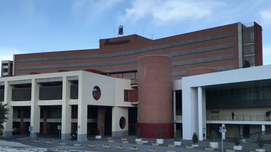 Exterior del hospital Virgen de la Arrixaca