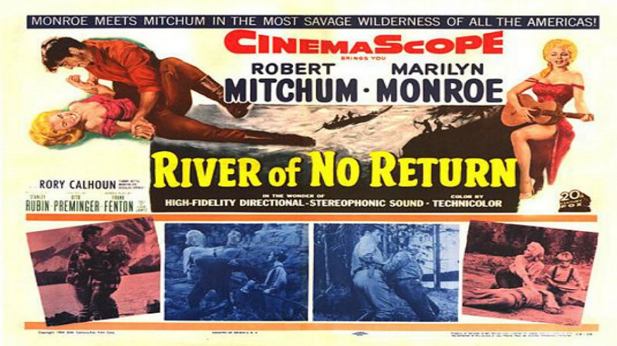 Cartel de la película 'Río sin retorno'