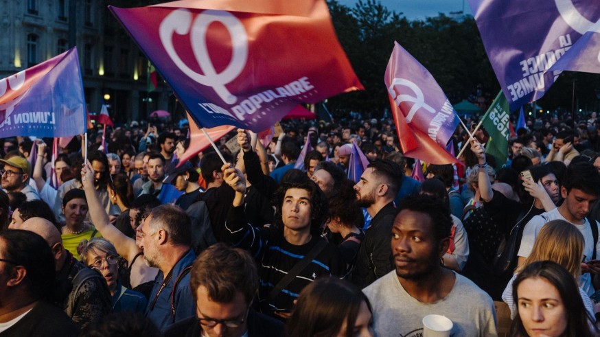 La izquierda gana las legislativas en Francia, según los sondeos