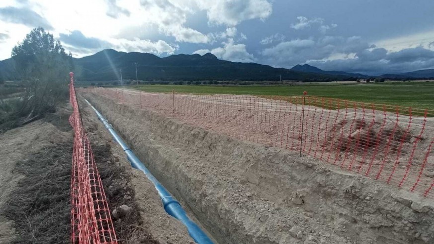 Canales del Taibilla finaliza las obras del tramo inicial del ramal de Calasparra 