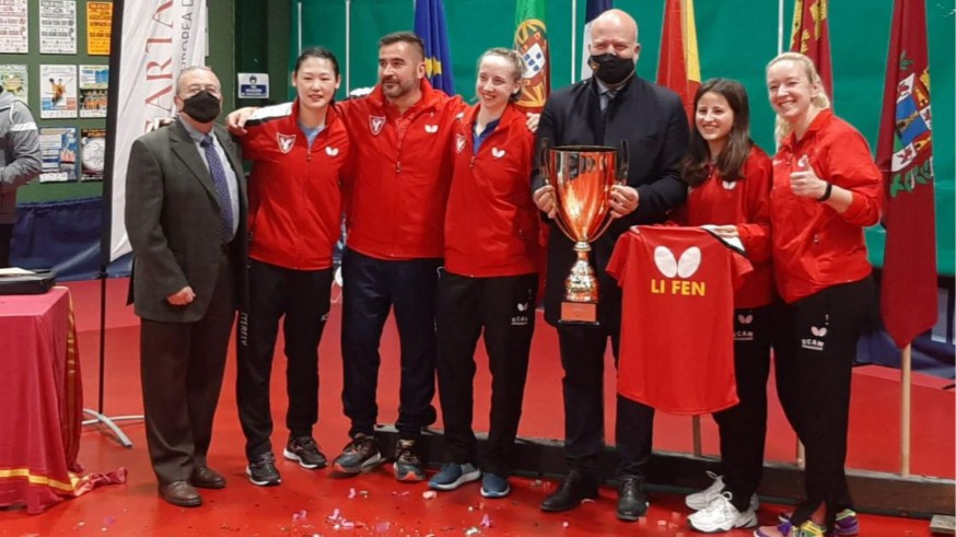El UCAM Cartagena Tenis de Mesa, campeón de la Europe Cup