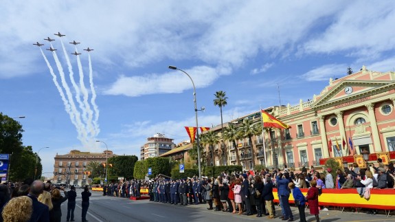 Acto de jura de bandera en Murcia