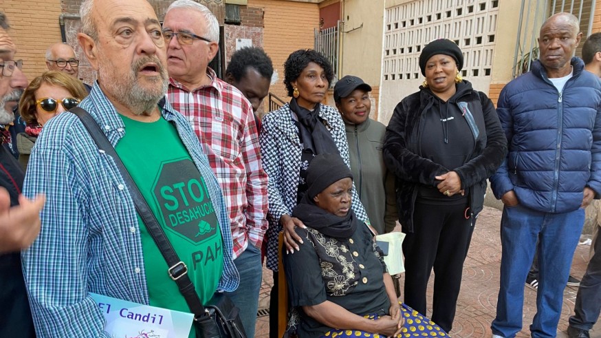 Paralizado en Murcia el desahucio de una mujer nigeriana de 63 años y casi invidente
