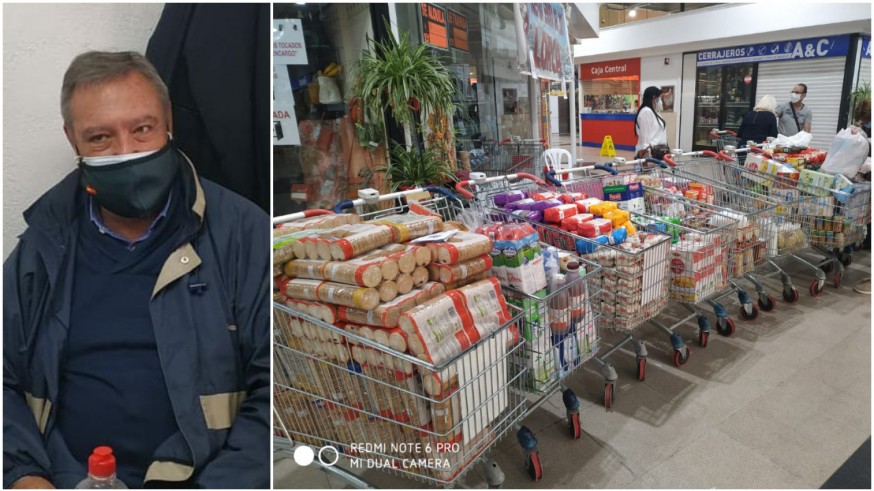 TARDE ABIERTA. La pandemia obliga a emprender una campaña de recogida de alimentos en Lorca