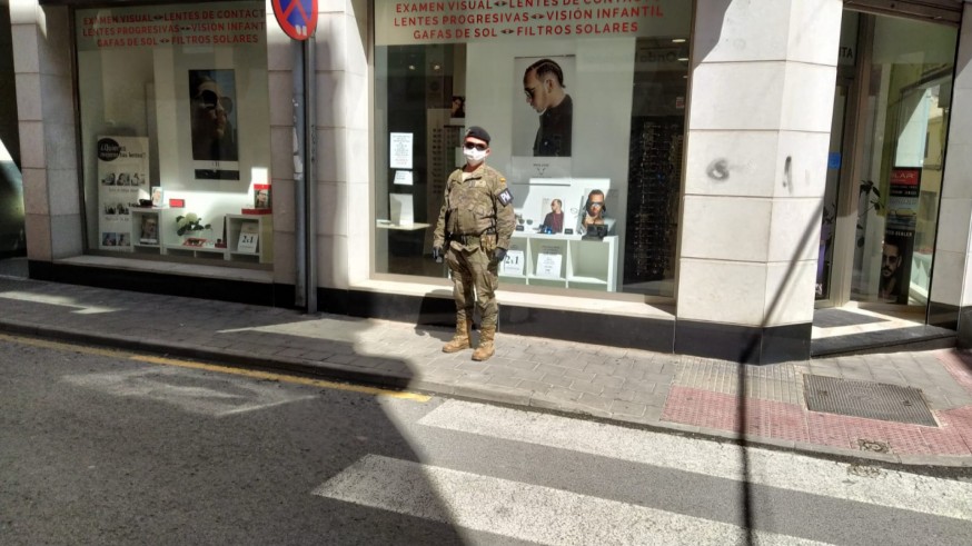 Presencia del Ejército en Yecla