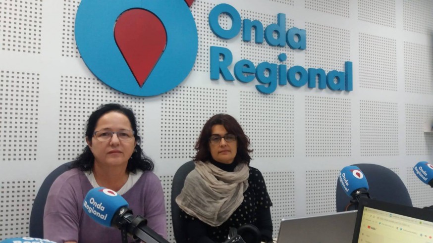 Pilar Pelegrín y Clara Alarcón en Onda Regional