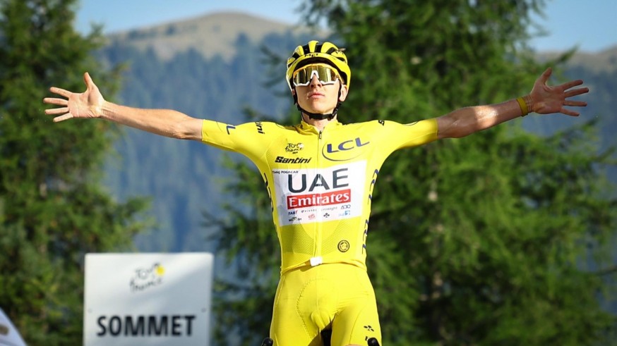 Tadej Pogacar se corona por tercera vez en el Tour de Francia