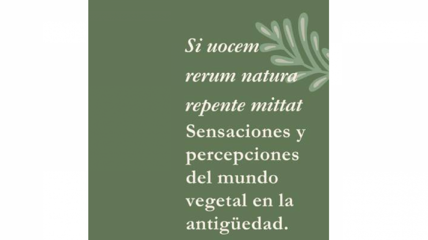 "La naturaleza que nos envuelve preocupaba a los antiguos y nosotros no podemos desoírla". Mª Dolores Hernández