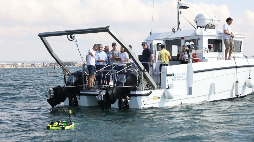 La red de boyas inteligentes de la UPCT refuerza la monitorización del Mar Menor 
