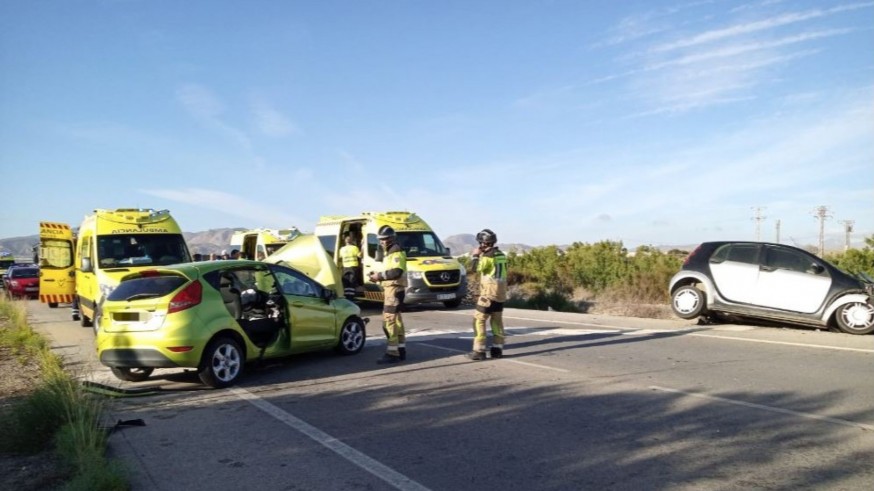 Seis personas resultan heridas en un accidente de tráfico registrado en Bolnuevo