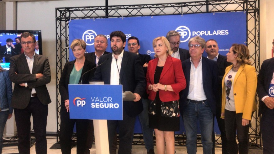 López Miras (PP) lamenta la división del voto e insta a aprender la lección para que no pase lo mismo en la Región