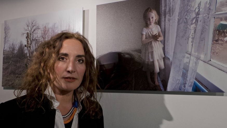 La fotoperiodista calasparreña Quintina Valero trae "La vida después de Chernóbil"