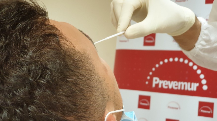 Test de coronavirus a los que se sometió la plantilla grana