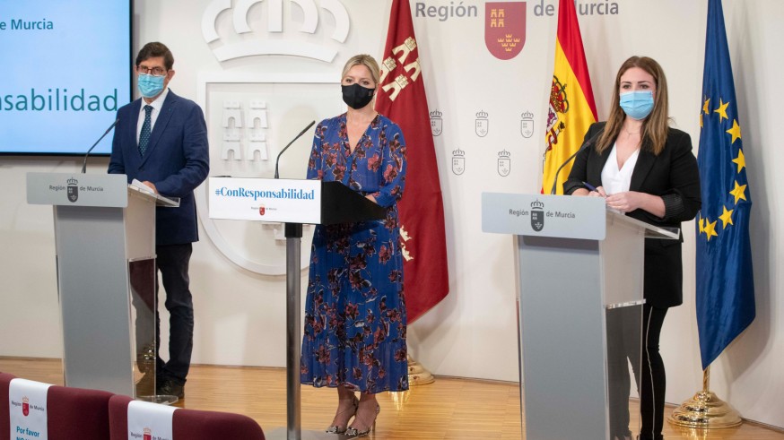 Rueda de prensa tras el Consejo de Gobierno. CARM