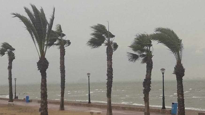 Temporal de viento este viernes en Los Narejos