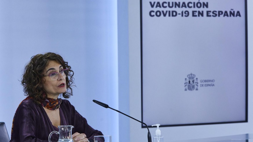 Mª Jesús Montero en una comparecencia