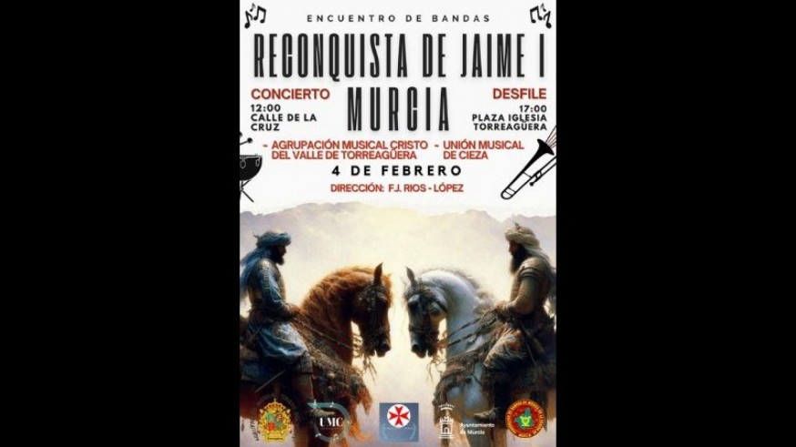Torreagüera organiza de nuevo la recreación de la entrada de Jaime I el Conquistador a Murcia