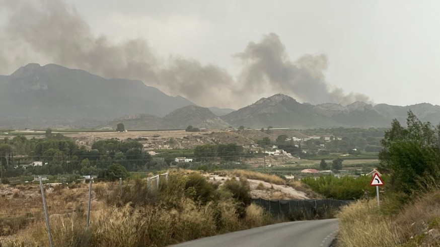 DIRECTO | Última hora de los incendios forestales declarados en la Región de Murcia