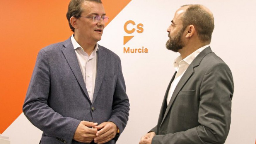 Garaulet (i) y José Luis Martínez, diputados de Ciudadanos en el Congreso