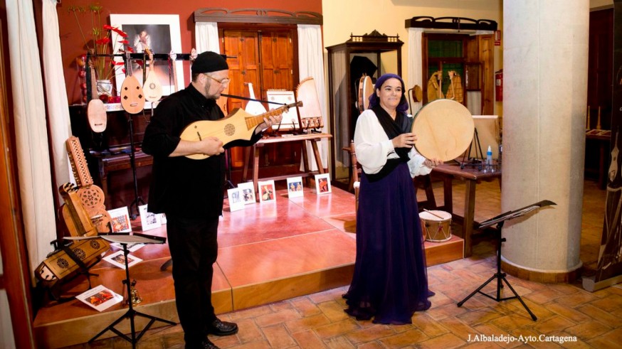 Una actuación en la Casa del Folclore de La Palma. Fotografía: José Albaladejo - Ayuntamiento de Cartagena