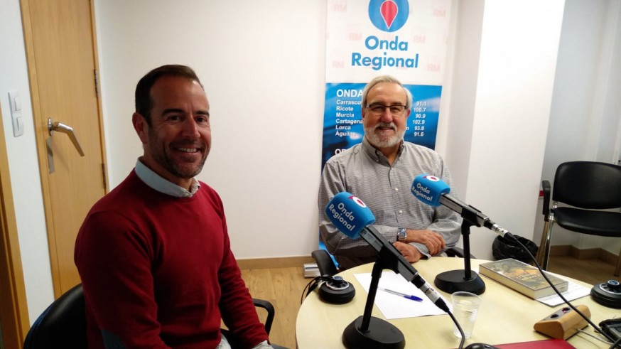 David Munuera y José Luis García Velo en Onda Regional Cartagena
