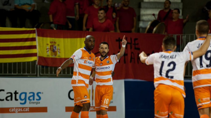 Juanpi e Ique, tras uno de los goles del equipo cartagenero. (Foto: @fsalagarcia)