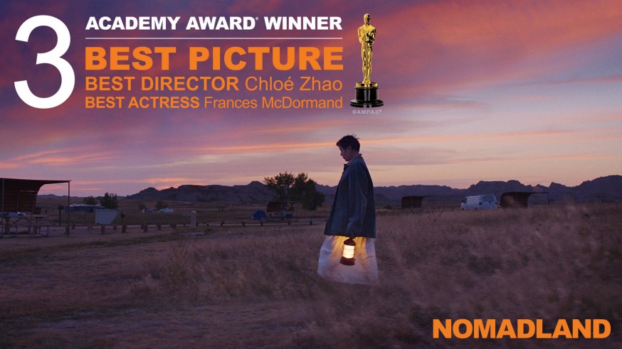 'Nomadland' hace historia en los Oscar de la pandemia