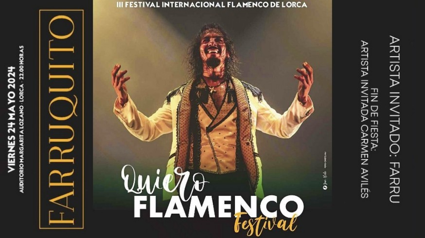 Conocemos los detalles del III Festival Internacional Flamenco de Lorca 'Quiero Flamenco' con Alfonso Martínez y Lucas Sánchez