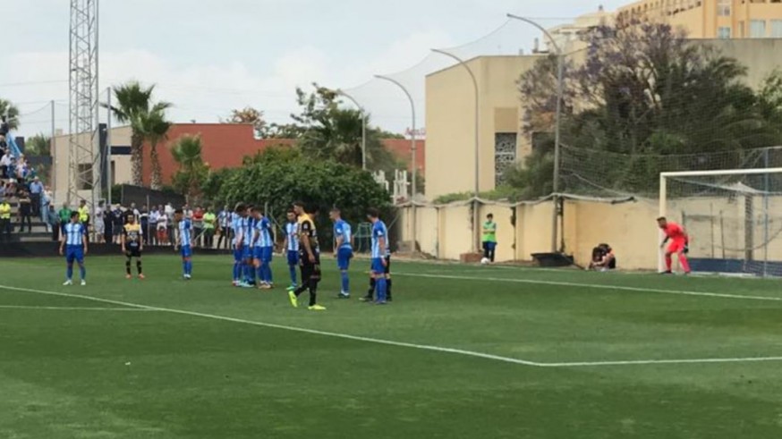 Igualdad en el primer partido de playoffs de ascenso a 2ªB, Malagueño 0-0 Yeclano