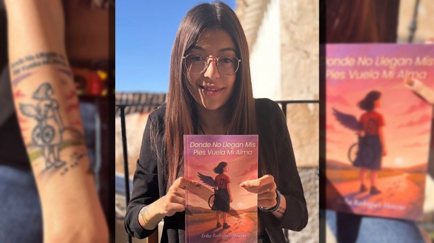 Con Erika Rodríguez, de Benablón, hablamos de su libro 'Donde no llegan mis pies vuela mi alma' y de la enfermedad de Charcot-Marie-Tooth que 