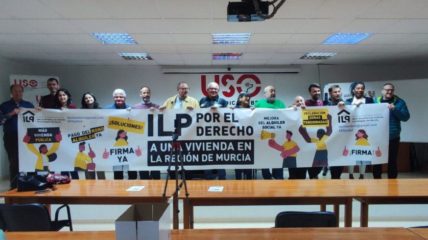 Manifestación en Murcia por el derecho a una vivienda 