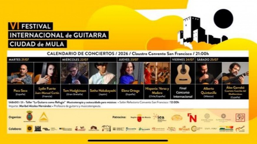 Mula. VI Festival y Concurso Internacional de Guitarra