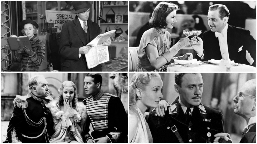 Fotogramas de las cuatro películas de Lubitsch de las que hablamos con José Antonio Molina Gómez