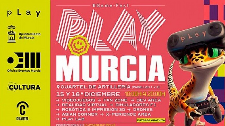 El Cuartel de Artillería de Murcia acoge el "Play Game Fest"