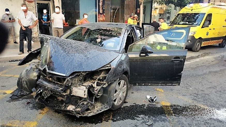 Dos heridos en un accidente de tráfico múltiple en Mazarrón