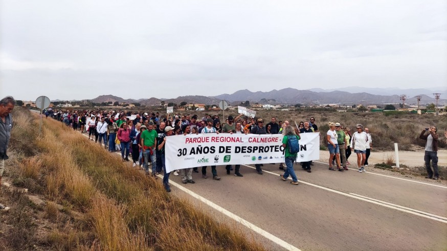 Ecologistas marchan en defensa del Parque Regional de Calnegre y Cabo Cope