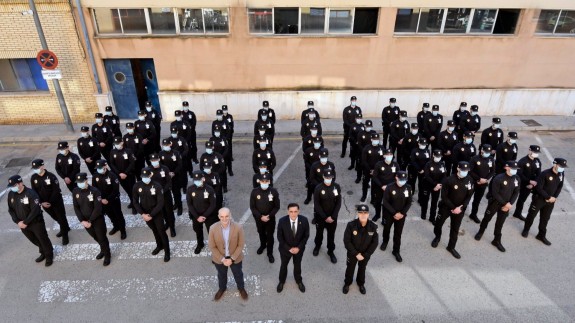 64 policías locales inician este lunes en Murcia sus prácticas patrullando las calles del municipio