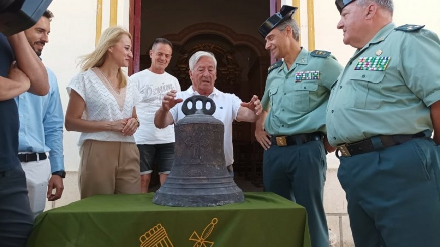 Detenido en Lorca por robar una campana del siglo XVII de una ermita considerada BIC