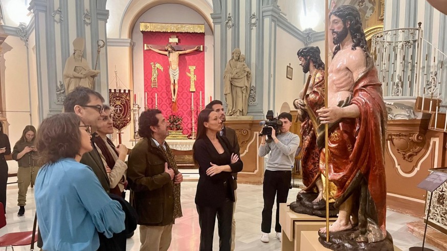 La Iglesia de San Juan de Dios recupera tres imágenes históricas tras su restauración en el Centro Regional