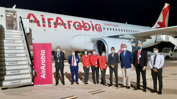 El Aeropuerto Internacional Región de Murcia estrenó ruta a Marruecos con la compañía Air Arabia