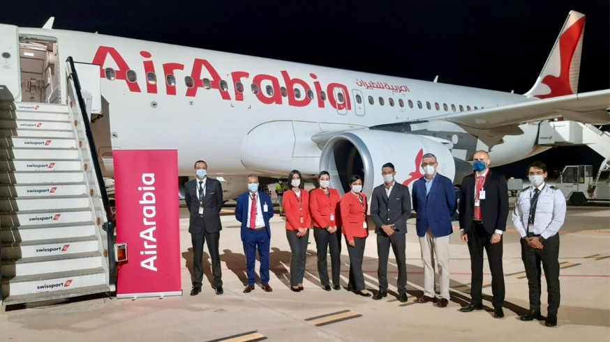El Aeropuerto Internacional Región de Murcia estrenó ruta a Marruecos con la compañía Air Arabia