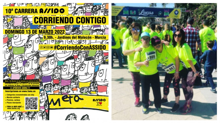 ‘Corriendo Contigo’ Asociación para Personas con Síndrome de Down de Murcia, Assido