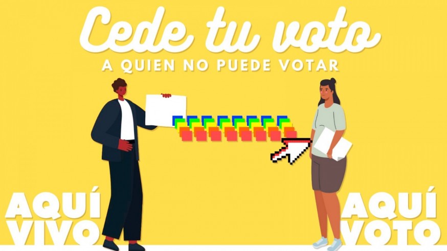 Campaña para ceder el voto a personas migrantes en Murcia