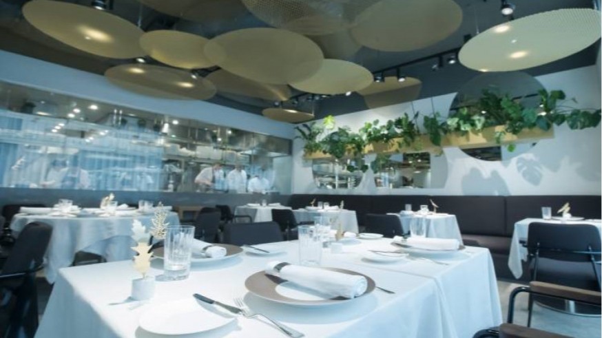 Imagen de archivo del interior de un restaurante