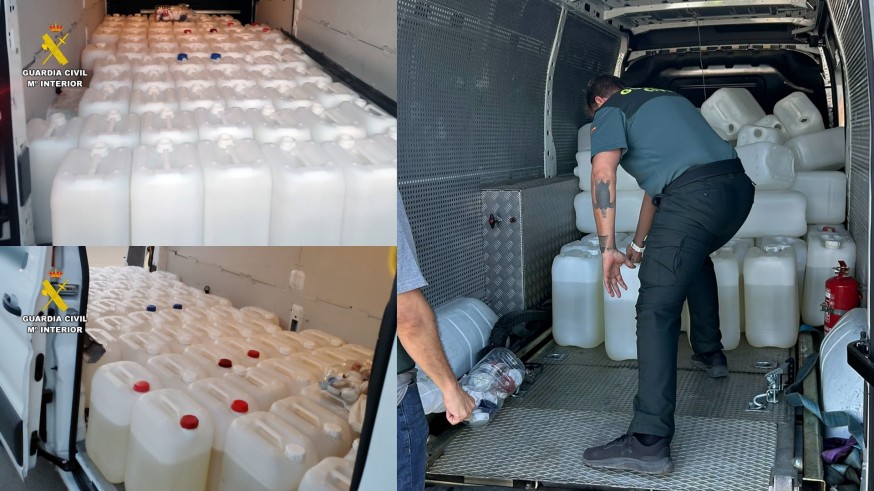 Dos detenidos con más de 700 litros de gasolina en una operación contra el 'petaqueo'