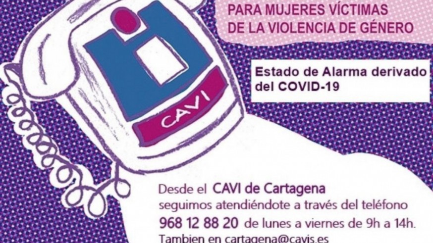 Detalles para contactar con el CAVI de Cartagena