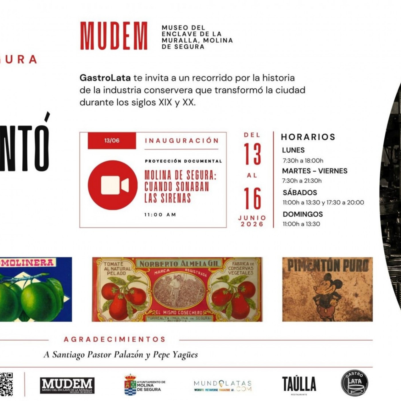 EL MIRADOR T06C197 Molina de Segura revive su pasado industrial con la exposición "La ciudad que alimentó al mundo" (12/06/2026) episode artwork