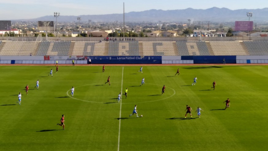 El Ciudad de Murcia se lleva los tres puntos en el último minuto ante el Lorca|1-2