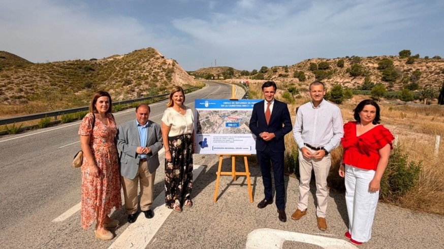 Comienzan las obras de mejora de la carretera entre Alcantarilla y Barqueros